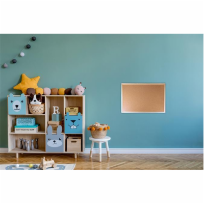 VICTORIA Korková tabule, 40x60cm, dřevěný rám