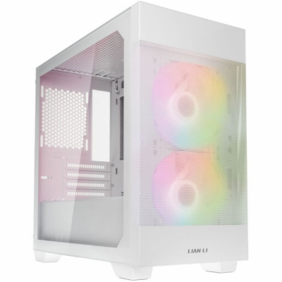 Lian Li LANCOOL 205M Mesh Micro ATX Case, bílá