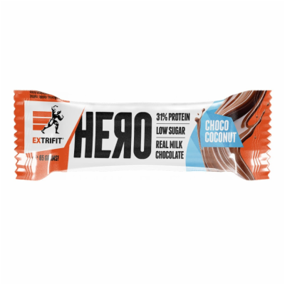 Extrifit Hero Protein Bar 31% 65 g čokoláda-kokos