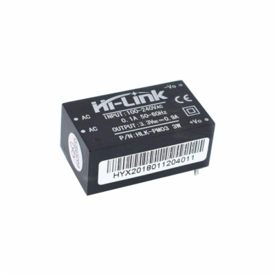 Zdroj spínaný 3,3V/0.9A 3W HLK-PM03