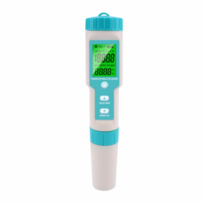 W-Star C600 - Tester vody 7v1 na pH, TDS, sůl, vodivost, ...
