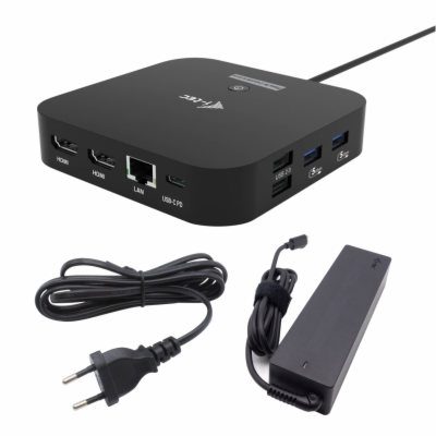i-tec USB-C Dual HDMI Docking Station with Power Delivery...