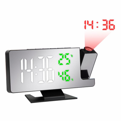 Hodiny s budíkem BLOW CL-02 projekční