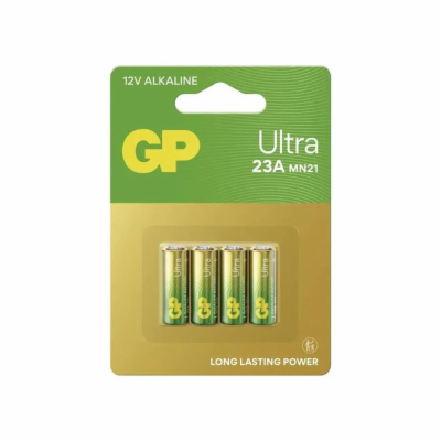 Baterie 23A GP Ultra alkalická 4ks / blistr