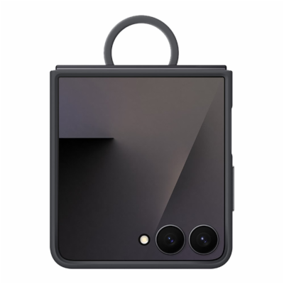 Samsung Silikonový kryt s držákem na prst Flip7 Black