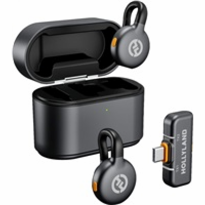 Hollyland LARK M2S Duo Wireless Lavalier Microphone with ...