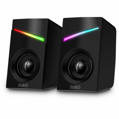 CONNECT IT NEO PC reproduktory 2.0, 3W, RGB podsvícení, 3...
