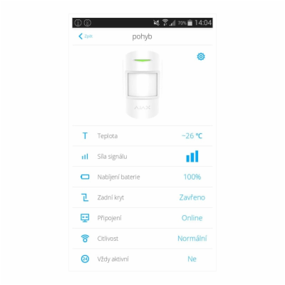 Ajax MotionProtect (8EU) ASP white (38193)