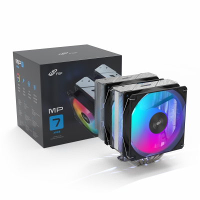 FSP Chladič CPU MP7 Dual, 120mm A.RGB FDB Fan