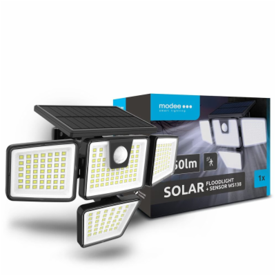 Svítidlo solární ML-WS138 LED nástěnné, 4x reflektor