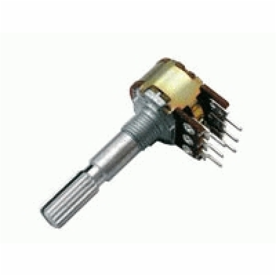 Potenciometr  50K/N  stereo  6/30mm