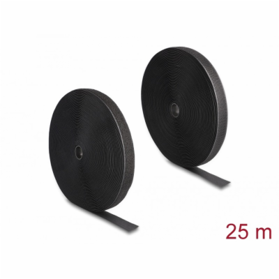 Delock Vysoce spolehlivý pásek na suchý zip D 25 m x Š 25...