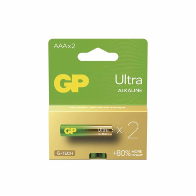 Baterie AAA (R03) alkalická GP Ultra 2ks