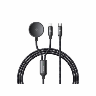 Kabel MCDODO CA-4210 USB-C 1,2m Black + nabíječka na Sams...