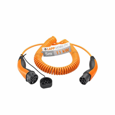 Kabel nabíjecí LAPP 61799 typ 2 11kW 20A 3 fáze 5m pro el...