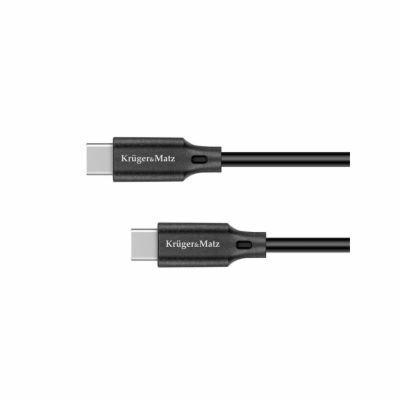 Kabel KRUGER & MATZ KM1260 Basic USB-C/USB-C 1m Black