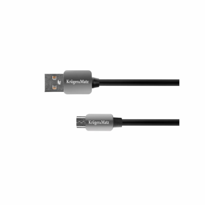 Kabel KRUGER & MATZ KM0331 USB/micro USB 1,8m Black