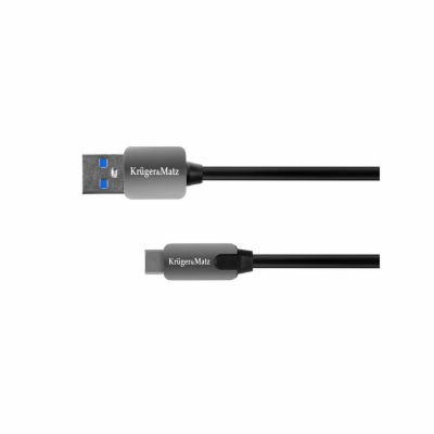 Kabel KRUGER & MATZ KM0347 USB 3.0/USB-C 0,5m Black