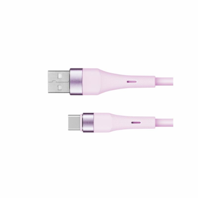 Kabel KRUGER & MATZ KM1268-1P Basic USB/USB-C 1m Pink