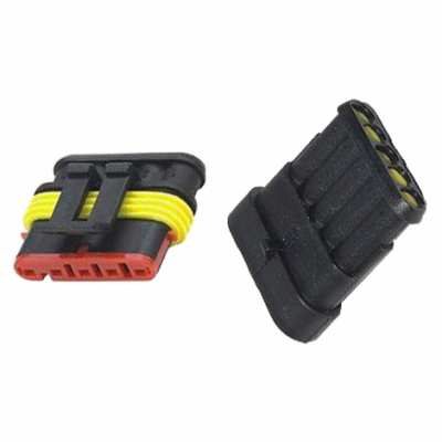 Konektor se zdířkou DJ7051-1.5-11+DJ7051-1.5-21 5P vodotěsný