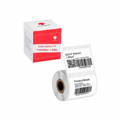 Termální etikety PHOMEMO 30x40mm 230ks White