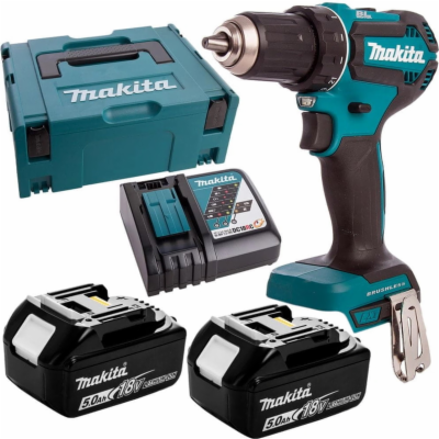 Makita DDF485RTJ Aku bezuhlíkový šroubovák Li-ion LXT 18V...