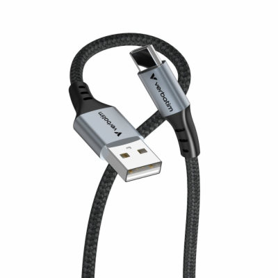 Verbatim USB-A->C kabel Sync & Charge 18W černý