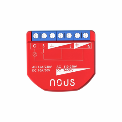 NOUS B2Z ZigBee 1Ch 1 kanálový spínač