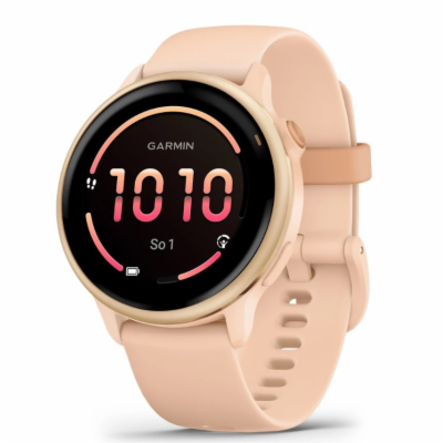 Garmin vivoactive 6 Metallic Pink Dawn / řemínek Pink Dawn