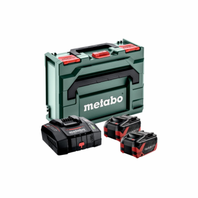 Metabo sada 2x LiHDX 8,0 Ah + ASC 290 + metaBOX 145