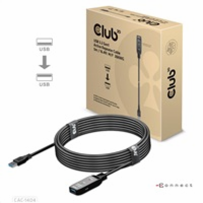 Club3D Kabel USB 3.2 Gen1 Active Repeater Cable M/F 28AWG...