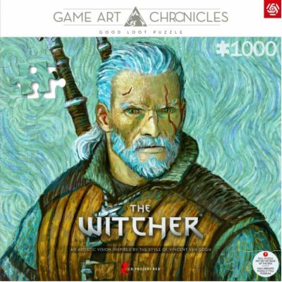 GLO GAME ART: THE WITCHER GERALT VAN GOGH  