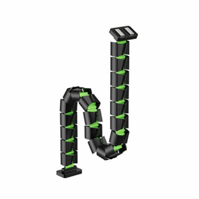 Powerton WPECM3B organizér kabelů černozelený