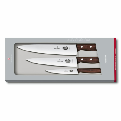 Victorinox Sada kuchařských nožů Wood, 3 ks