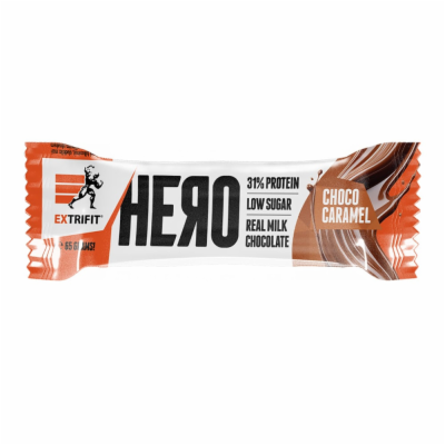 Extrifit Hero Protein Bar 31% 65 g čokoláda-karamel