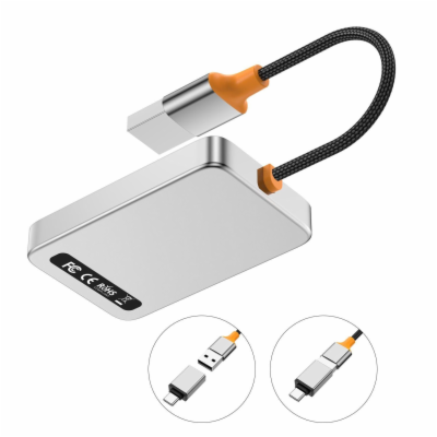 Adaptér pro bezdrátový CarPlay a Android Auto černý