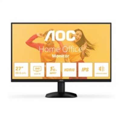 AOC/Q27B35E/27"/IPS/QHD/75Hz/4ms/Černá/3R