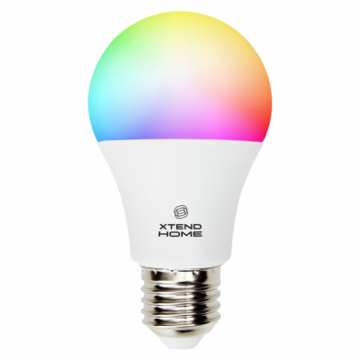 Xtend Home smart LED žárovka, E27, RGB+W, 11W, 1050lm, ba...