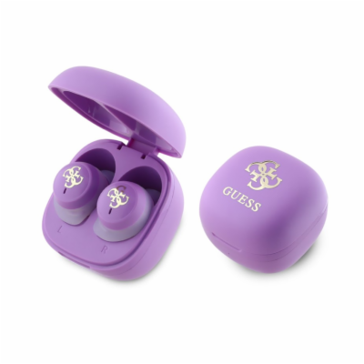 Guess 4G Logo Mini TWS Bezdrátová Sluchátka - růžová Styl...