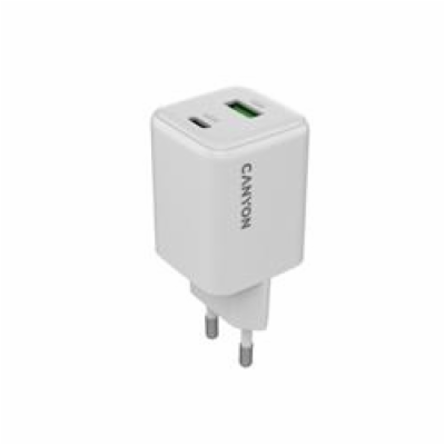 CANYON charger CU45AC GaN 45W 1xPD 1xQC EU White