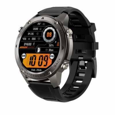 Chytré hodinky ALIGATOR Watch GPS, černé