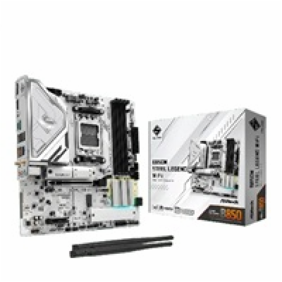 ASRock B850M Steel Legend WiFi / AMD B850 / AM5 / 4x DDR5...