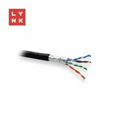 LYNX FTP kabel, Cat5e, PE (Fca), 0,5mm, celoměděný, venko...