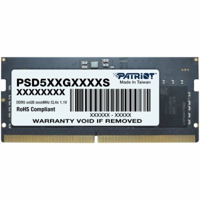 PATRIOT Signature Line 24GB DDR5 5600MT/s / SO-DIMM / CL4...