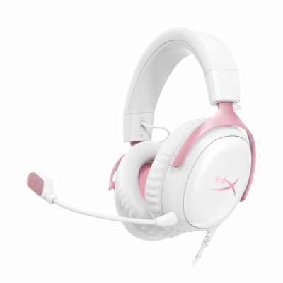HP HyperX Cloud III WHT/PNK Gaming Headset