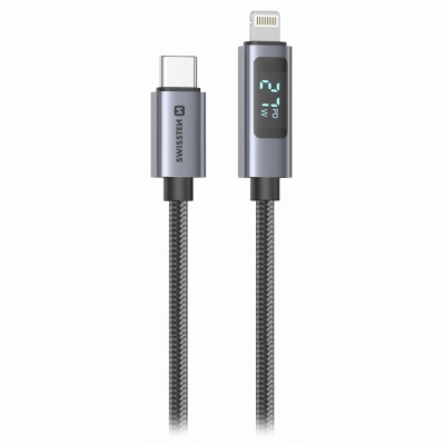 Swissten LCD kabel USB-C / lightning 1,5m