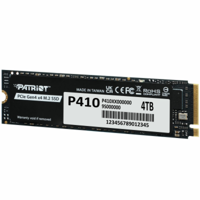 PATRIOT P410 4TB SSD / Interní / M.2 PCIe Gen4 x4 NVMe / ...