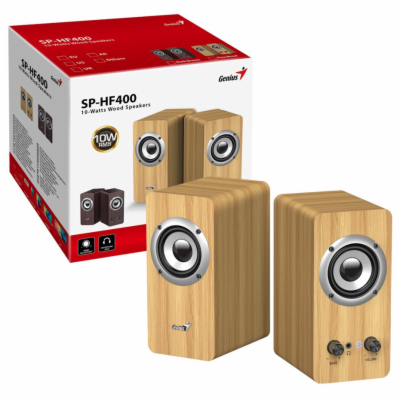 GENIUS SP-HF400 reproduktory, světlé dřevo