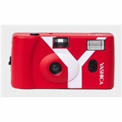 YASHICA MF-1 Snapshot Art Camera (Red) - analogový fotoap...