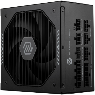 MSI zdroj MAG A1000GLS PCIE5/ 1000W/ ATX3.1/ akt. PFC/ 7 ...